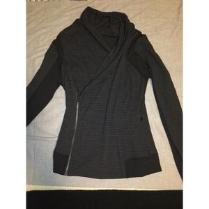 Lululemon off-centered zip up